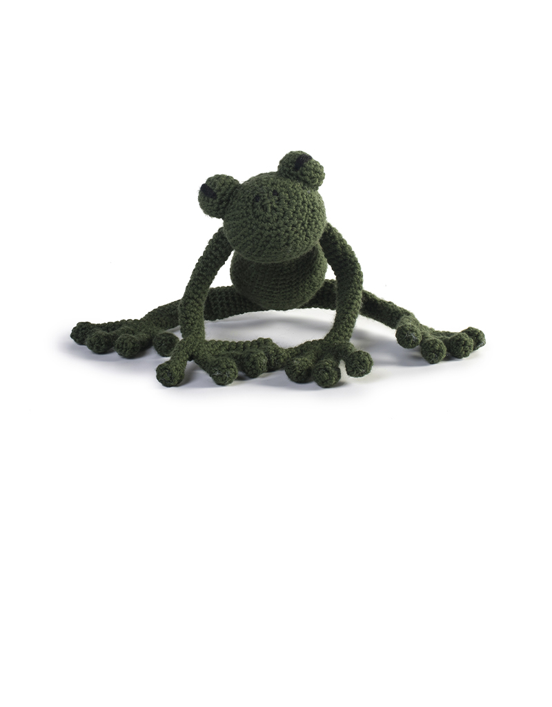 toft ed's animal robert the frog amigurumi crochet